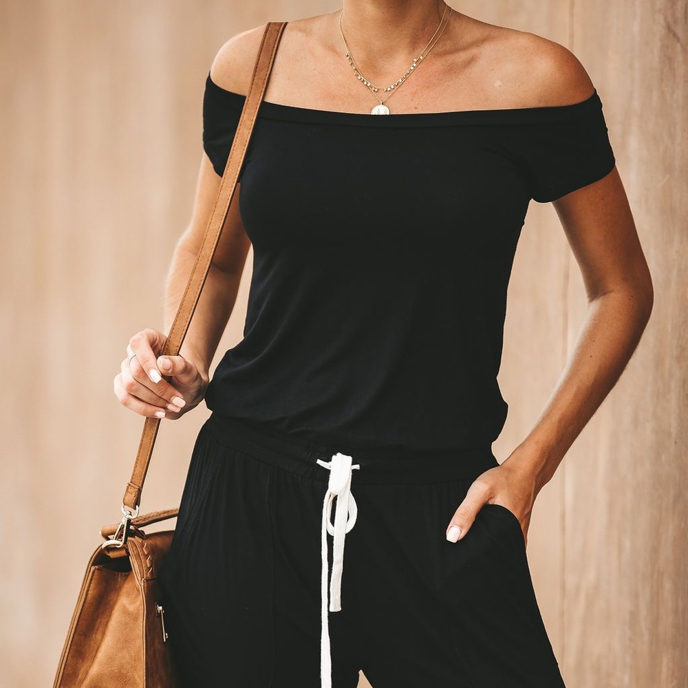 Pocketed Drawstring Jumpsuit | Vici Collection